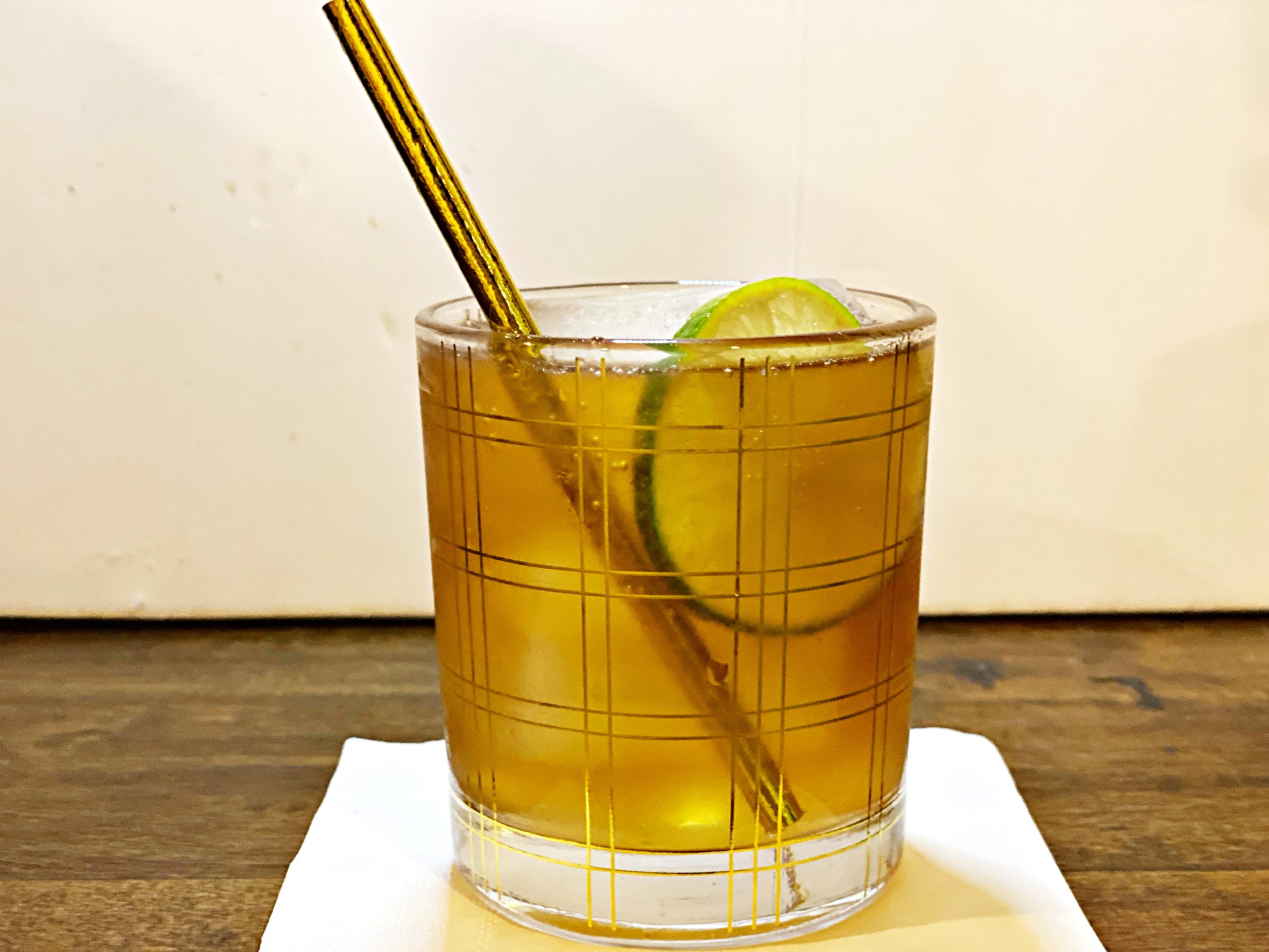 Dark And Stormy 2 Ingredient Cocktail